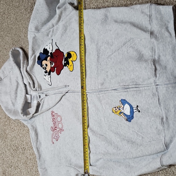 Disney Embroidered Applique Full Zip Hoodie - Picture 4 of 5